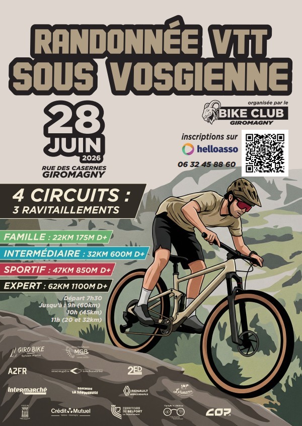 Randonnée VTT sous-vosgienne